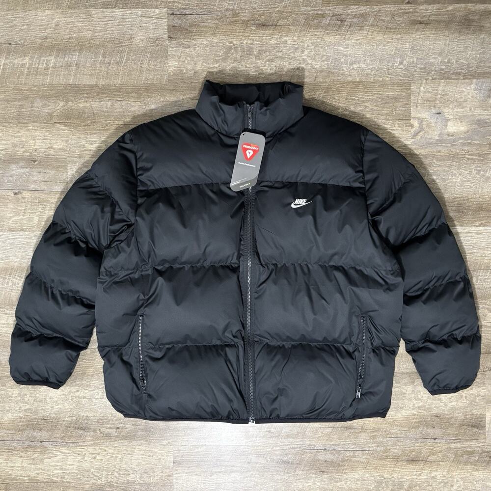 NWT Nike PrimaLoft Puffer Jacket Men's XXL Black Embroidered 2021 DEADSTOCK